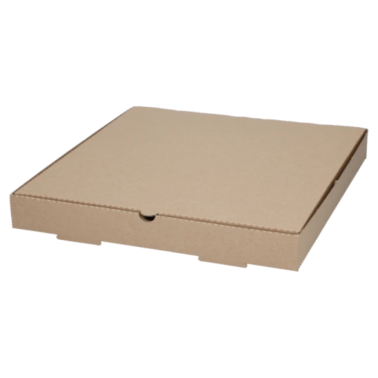 PIZZAKARTONG BRUN - 33X33X3,5 cm